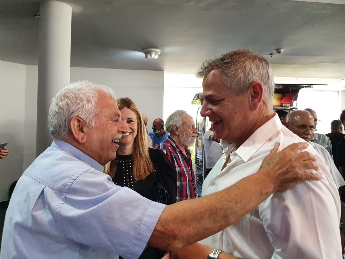 מרציאנו עם שר הבריאות ניצן הורביץ
