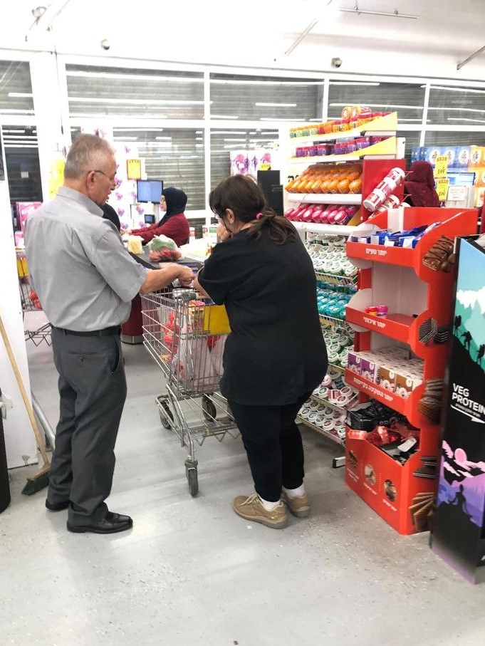 צוותי ההסתדרות במרכז קניות