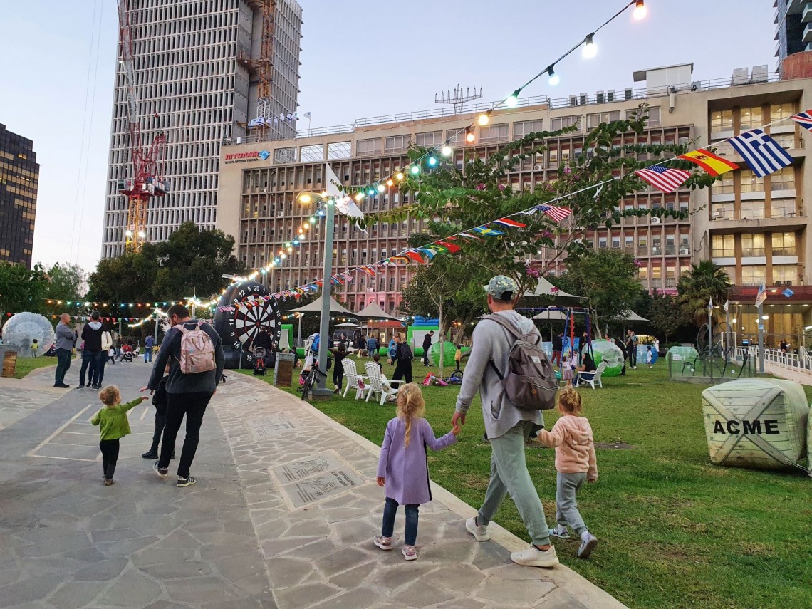 חגיגת הכדורגל הערב בגן ההסתדרות