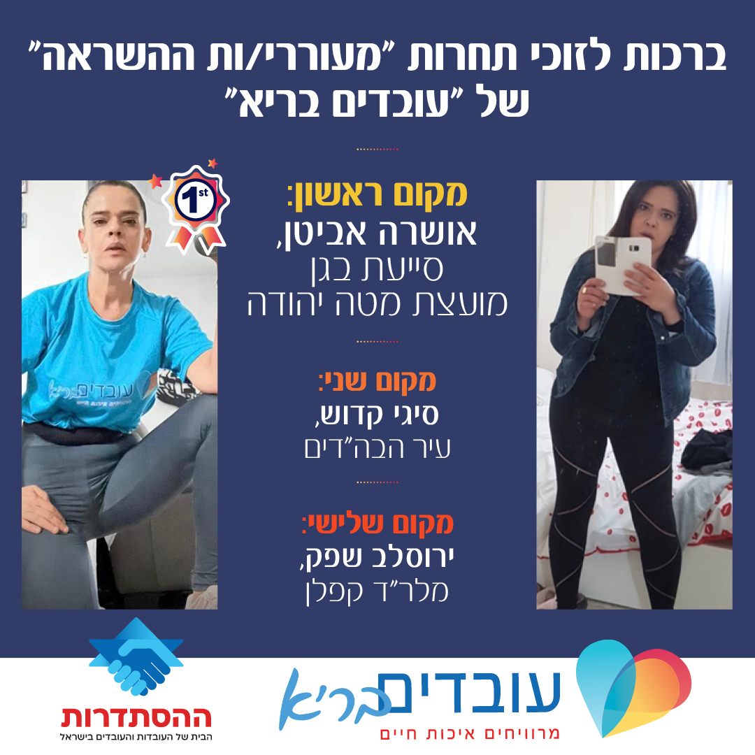 הזוכים בתחרות מעוררי השראה של עובדים בריא
