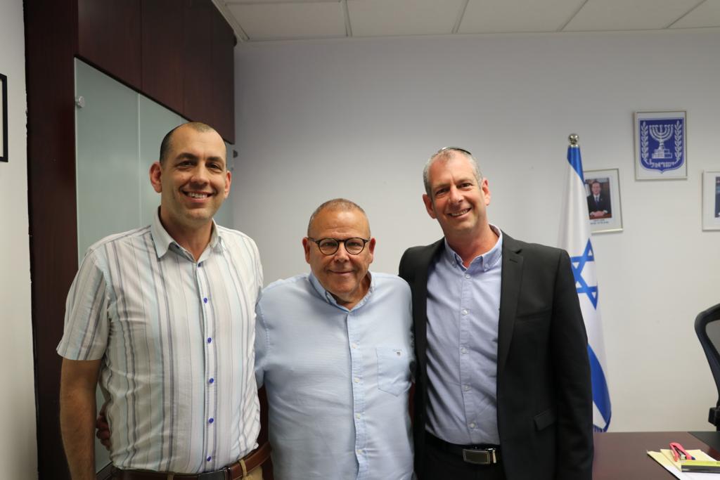 יו"ר ההסתדרות ארנון בר-דוד, מנכ"ל משרד האוצר שלומי הייזלר ומ"מ הממונה על השכר אפי מלכין