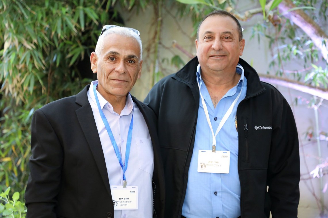 משמאל: מנכ"ל ועדת הבחירות למוסדות ההסתדרות, נחום אסד. צילום: ניב קנטור