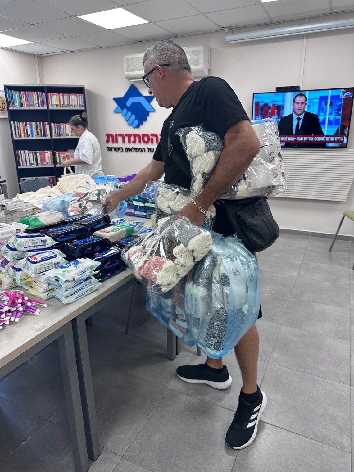 איסוף ציוד במרחב אשדוד