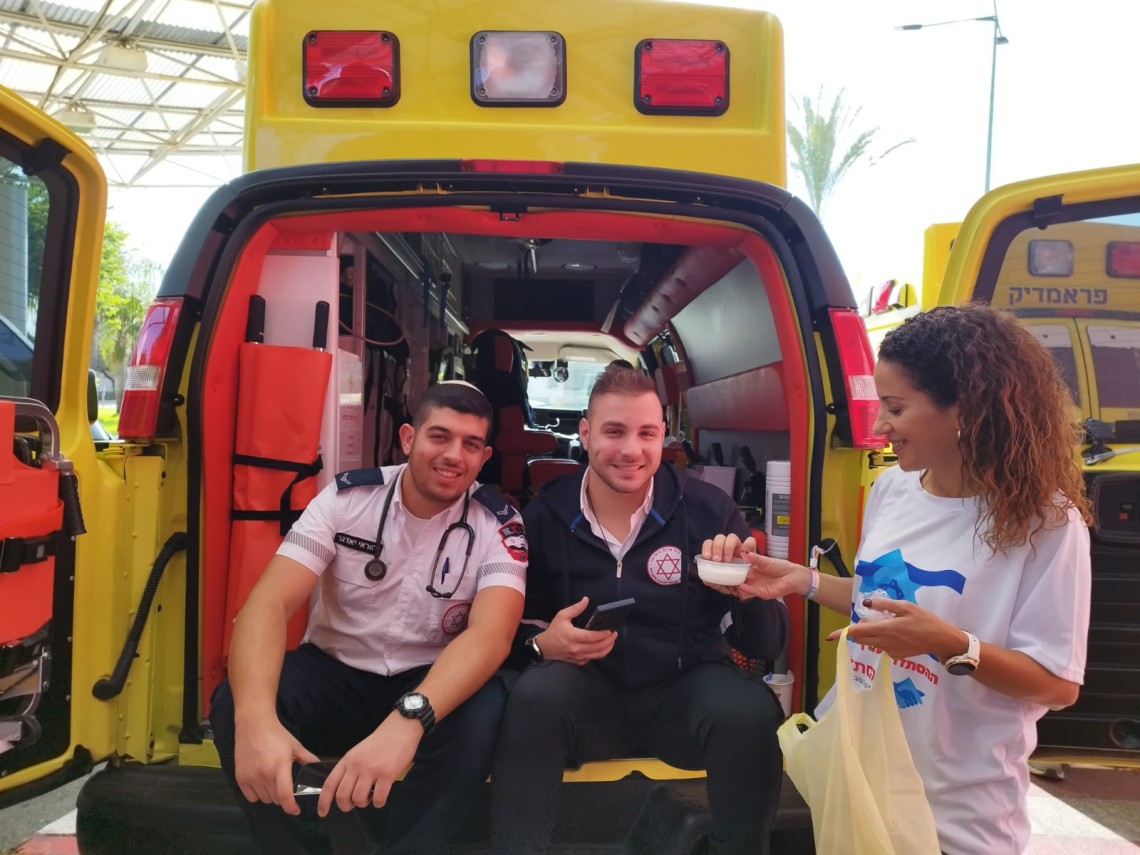 מבקרים במרכז הרפואי "שמיר"