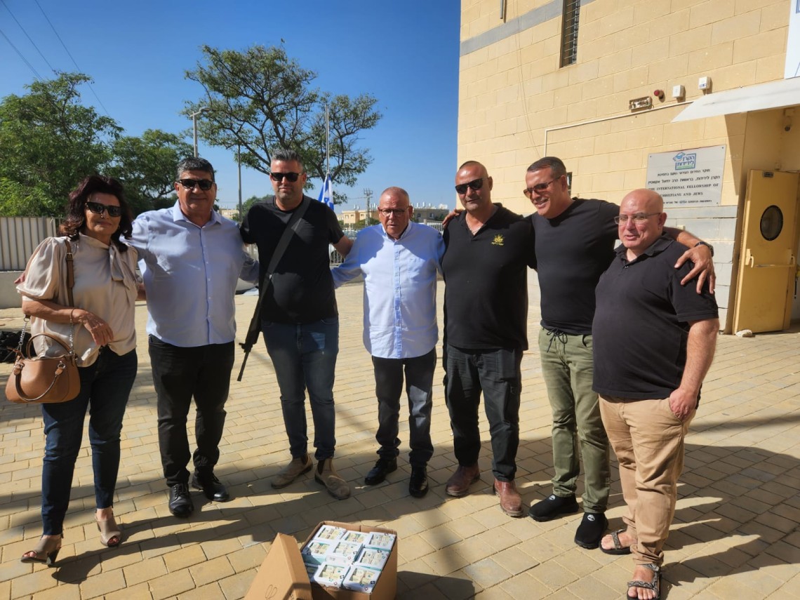 יו"ר ההסתדרות ארנון בר-דוד בבקור באופקים