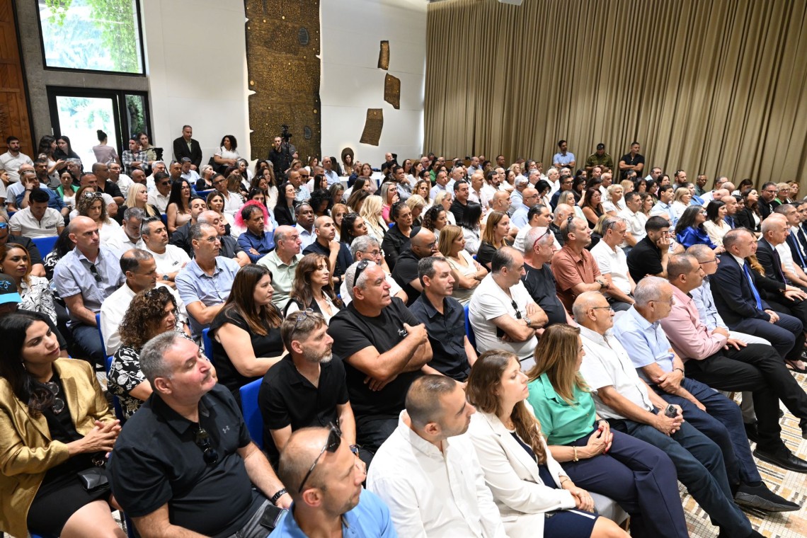 טקס ההוקרה בבית הנשיא